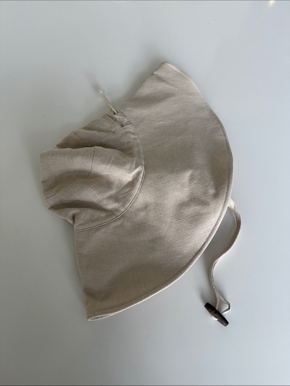 Solbari Cotton Linen Sun Hat with Chin Strap - UPF50+